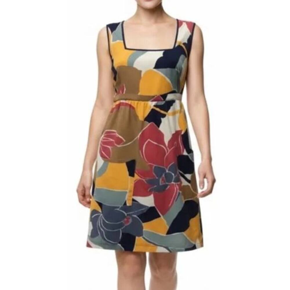 Anthropologie GIRLS FROM SAVOY Dress BURGEONING LATITUDES Shift Cotton size 0